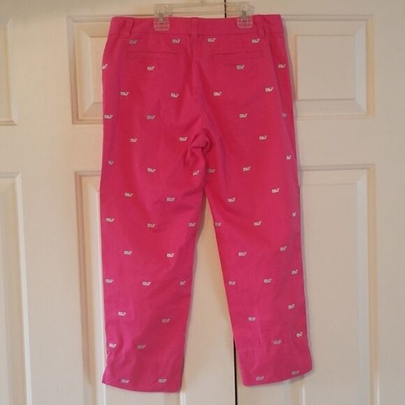 Vineyard Vine whale pink capris - Picture 3 of 8
